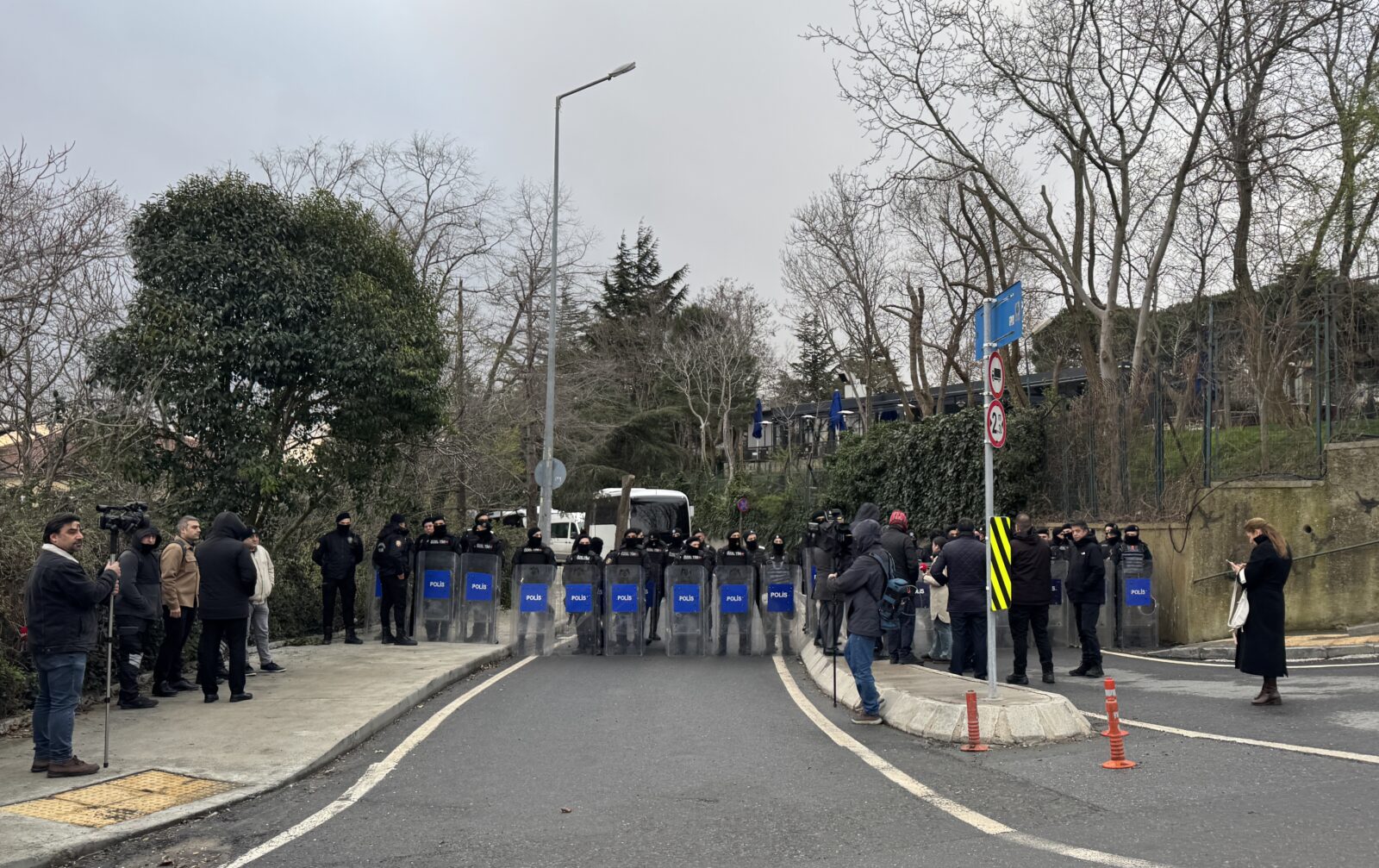 Police completed a search of Istanbul Metropolitan Municipality (IBB) Mayor Ekrem Imamoglu's house at Vatan Street within the scope of operation in Istanbul, Turkiye, on March 19, 2025. (AA Photo)