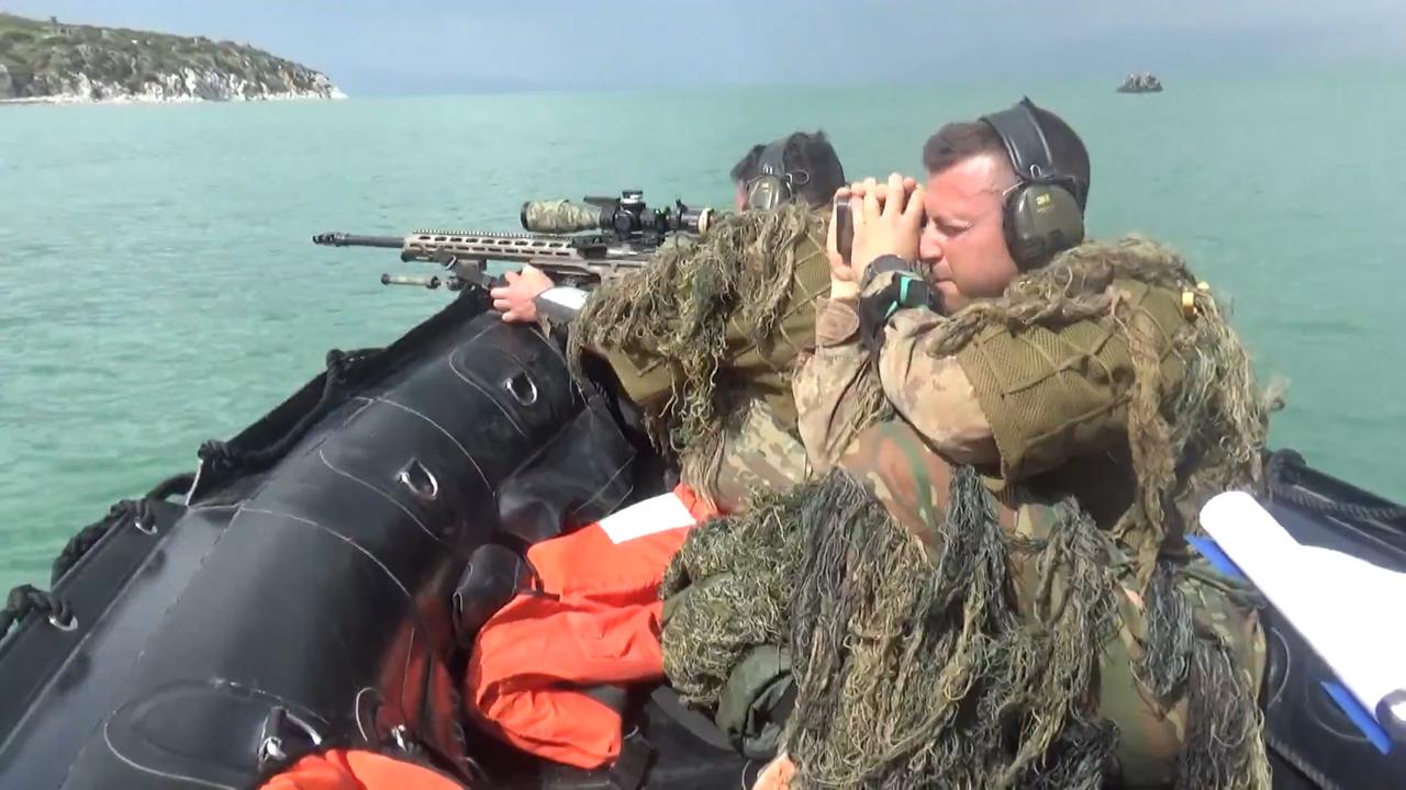 A sniper team participating in the 5th International Best Sniper Team Competition in Isparta, Türkiye, accessed May 17, 2025. (Photo via X/@tcsavunma)